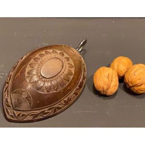 Carved Coconut Drinking Cup
