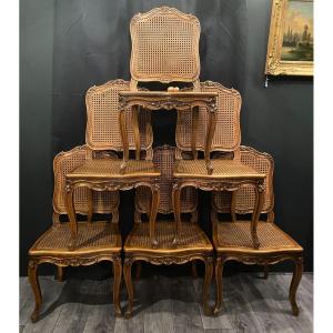 Series Of Six Louis XV Style Chairs