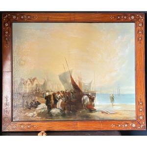 Tableau, Peinture Marine Signée Jules Noël