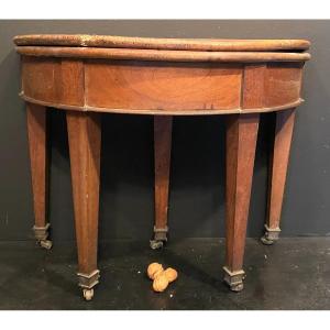 Miniature Half Moon Table