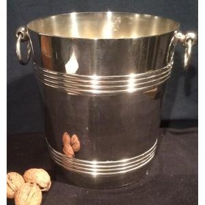 Silver Metal Champagne Bucket