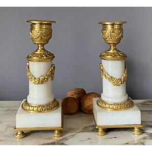 Pair Of Small Candlesticks