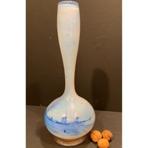 Large Vase 37 Cm High Signed Daum