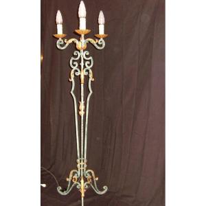 Wrought Iron Floor Lamp 