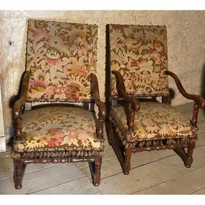 Pair Of 18th Century Armchairs