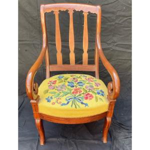 19th Century Mahogany Armchair