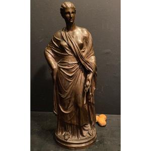 Statue En Bronze, A Colas Et Barbedienne