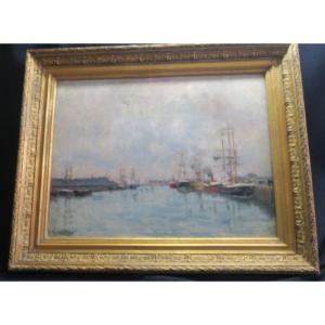 Tableau, Peinture Marine Signée Flameng