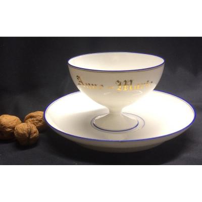 Limoges Porcelain Cup And Saucer