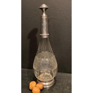 Crystal And Silver Carafe