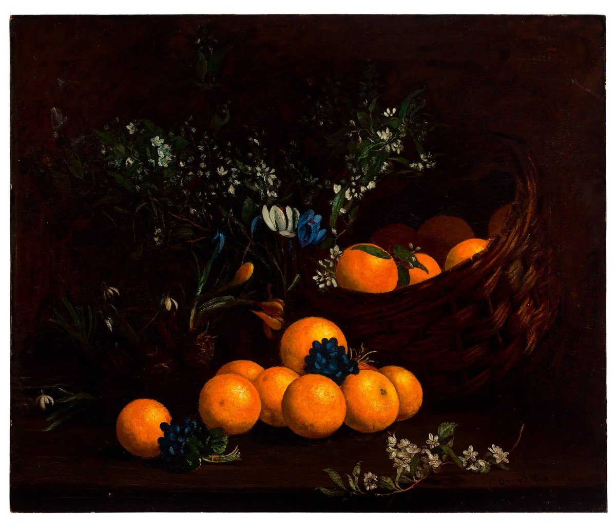 Nature Morte Aux Oranges - Eleanor Susannah Wood (1857-1936)