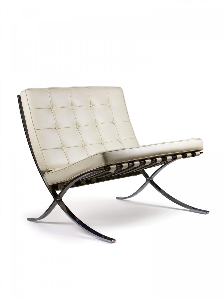 Pair Of Mr90 Armchairs - Barcelona By Ludwig Mies Van Der Rohe - Knoll Edition-photo-2