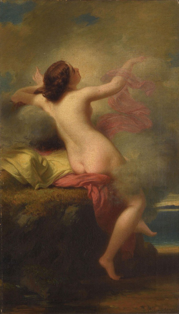 Bather - Painting By Charles Edouard Boutibonne