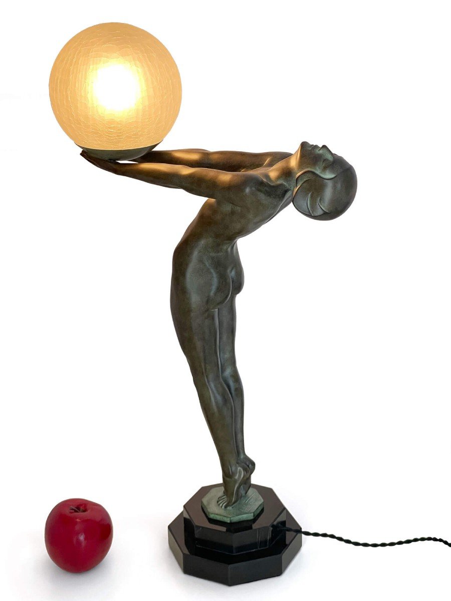 Lumina Art Deco Lamp - Max Le Verrier-photo-3