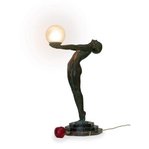 Lampe Art Deco Clarté - 84 Cm - Max Le Verrier