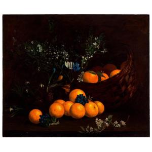 Still Life With Oranges - Eleanor Susannah Wood (1857-1936)