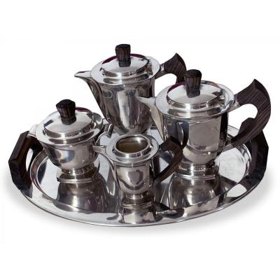 Art Deco Service - Silver Metal - Circa 1930