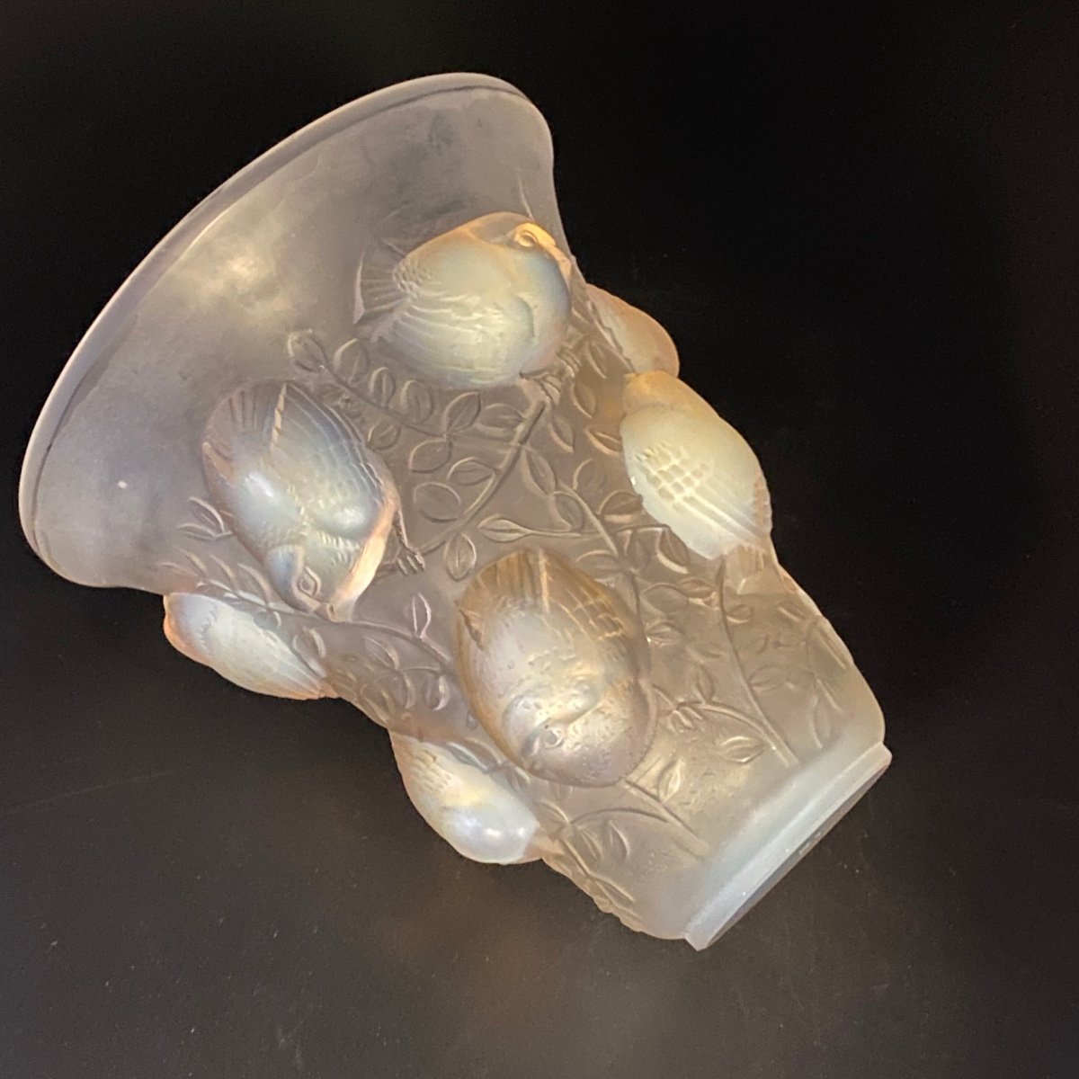 A Saint Francis Vase By R.lalique-photo-3