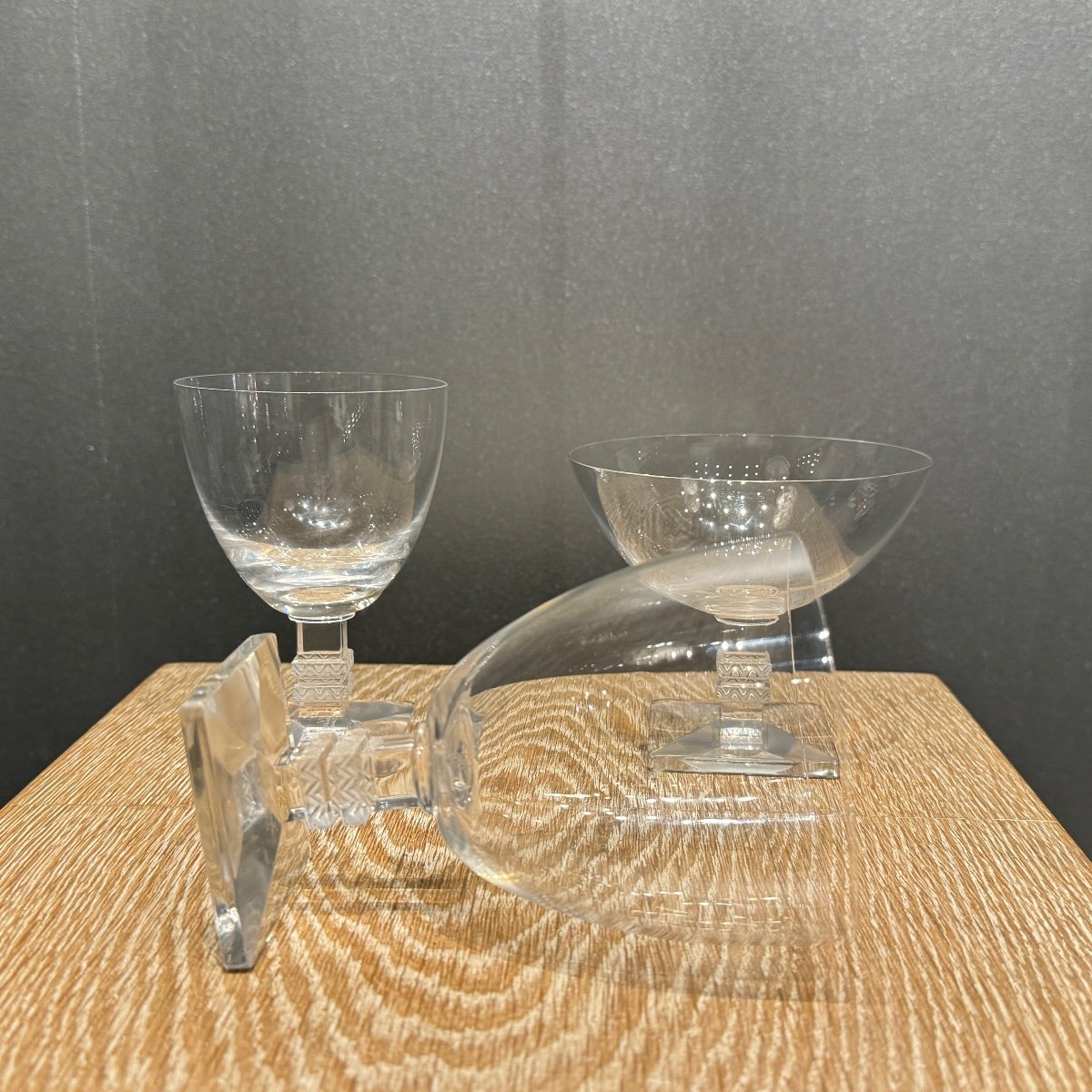 An Argos Glass Service From R.lalique -photo-1