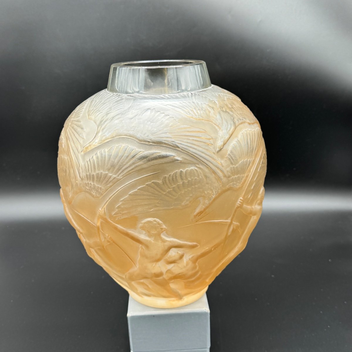 Un Vase Archer De R.lalique -photo-5