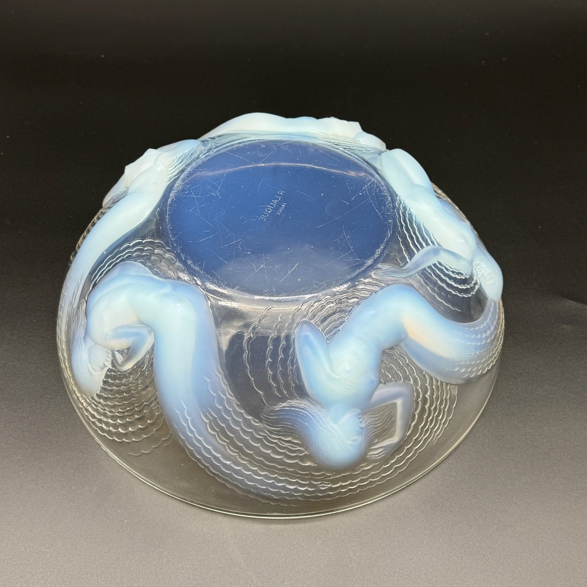 A Calypso Bowl In Strong Opalescent Glass By R.lalique-photo-3