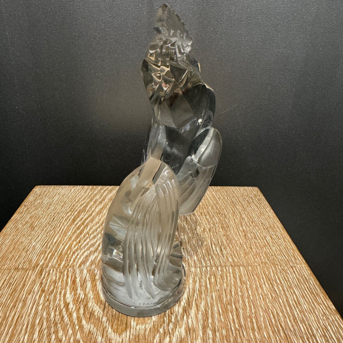 A Houdan Rooster Radiator Cap By R.lalique.-photo-4