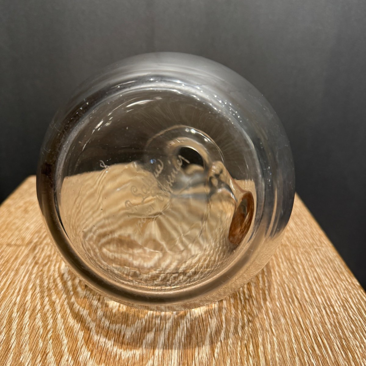 Une Carafe Satyre De R. Lalique Pour La Maison Cusenier -photo-2