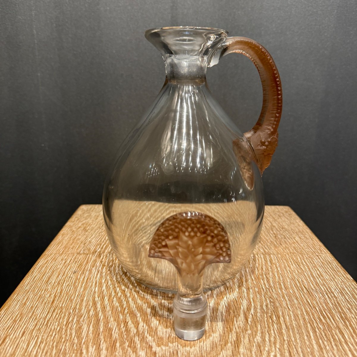 Une Carafe Satyre De R. Lalique Pour La Maison Cusenier -photo-3