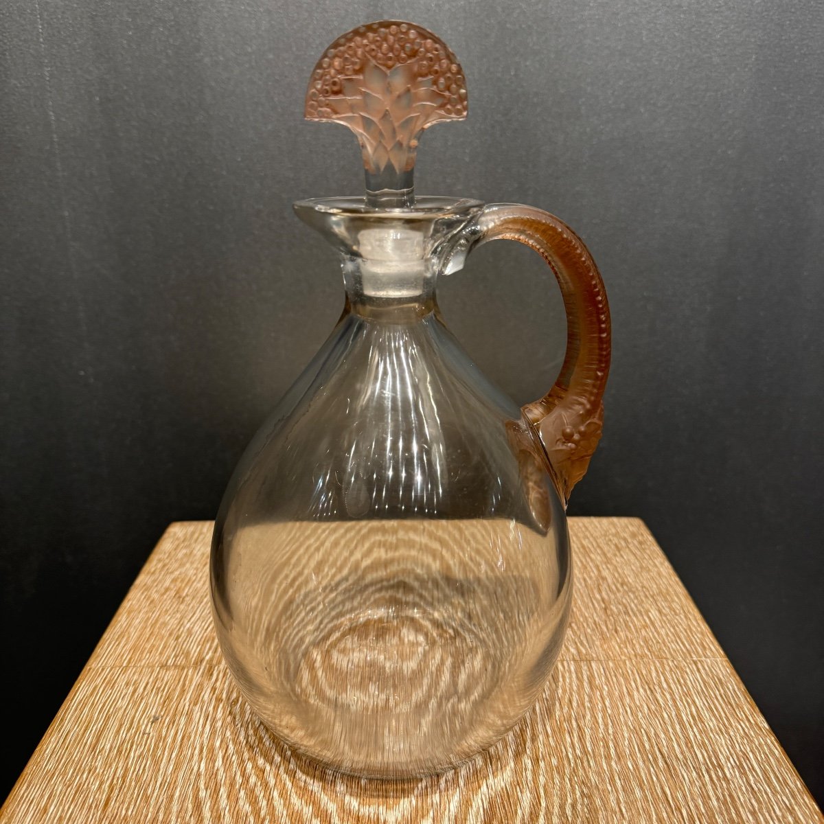 Une Carafe Satyre De R. Lalique Pour La Maison Cusenier -photo-4