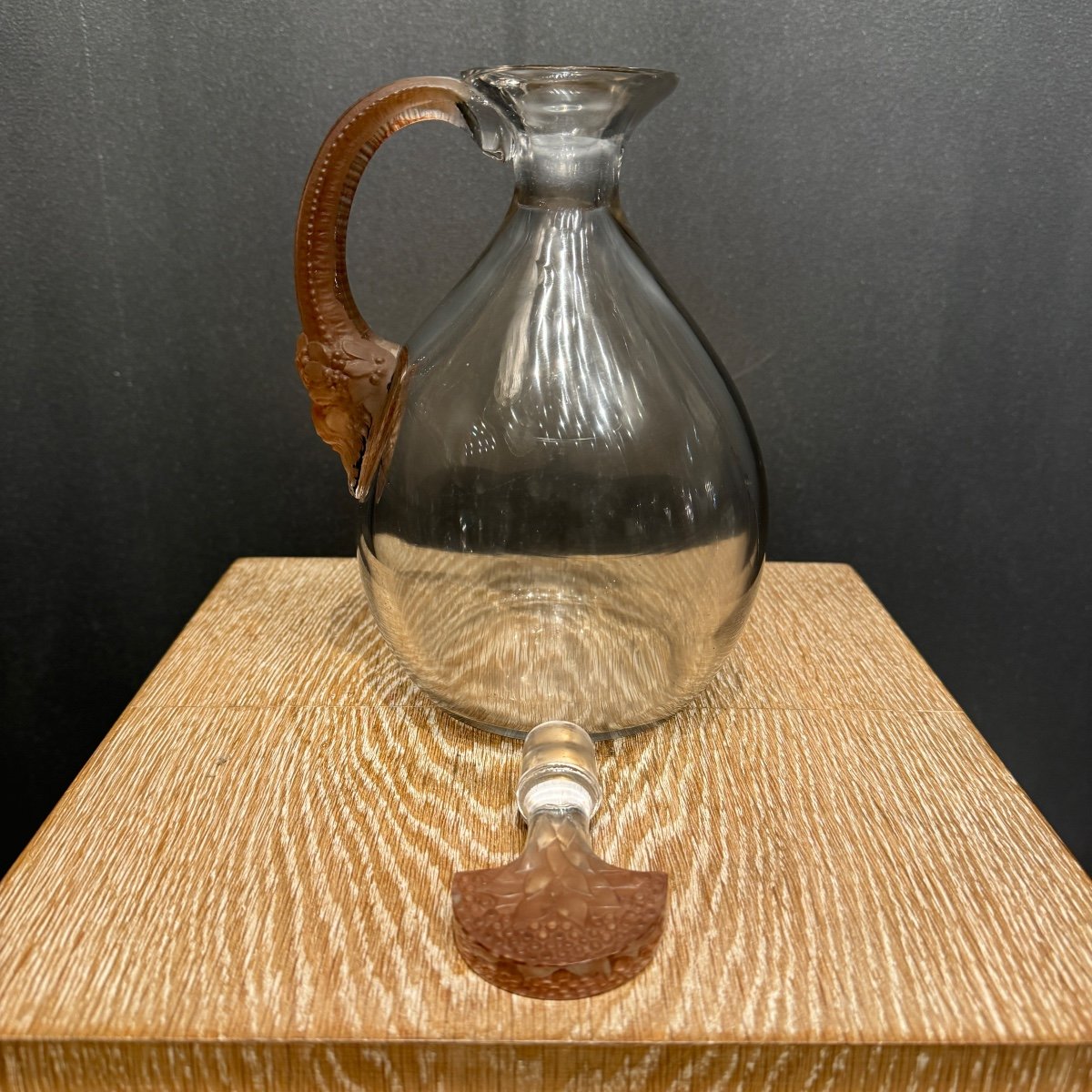 Une Carafe Satyre De R. Lalique Pour La Maison Cusenier -photo-5