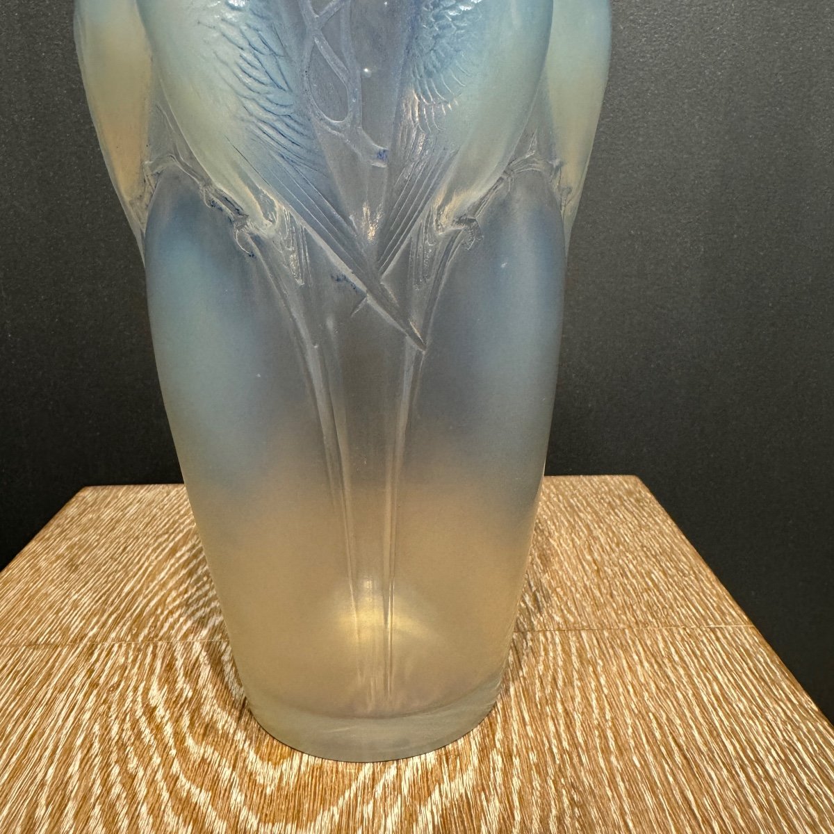 Un Ceylan En Verre Opalescent De R.lalique-photo-2