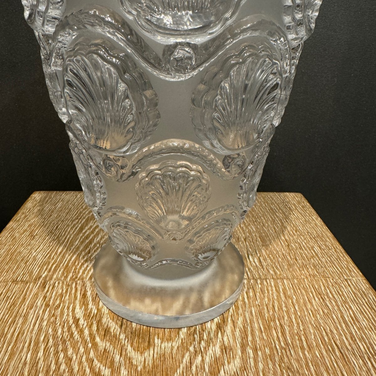 A Cancale Vase By R.lalique In White Glass.-photo-4