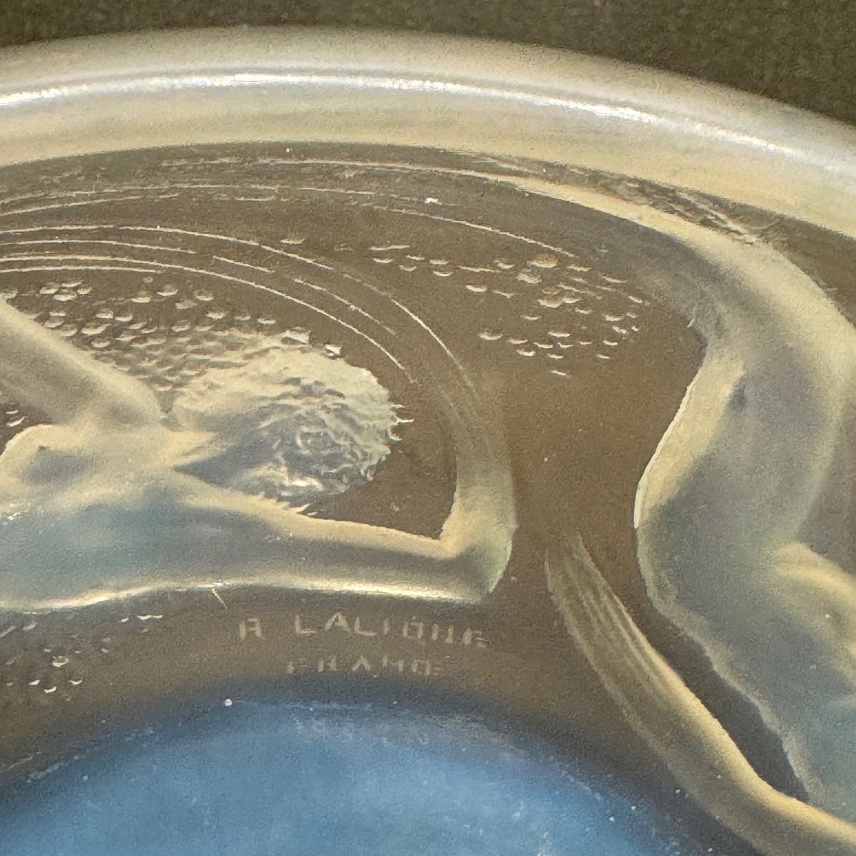 A Mermaids Bowl In Opalescent Glass By R.lalique -photo-2