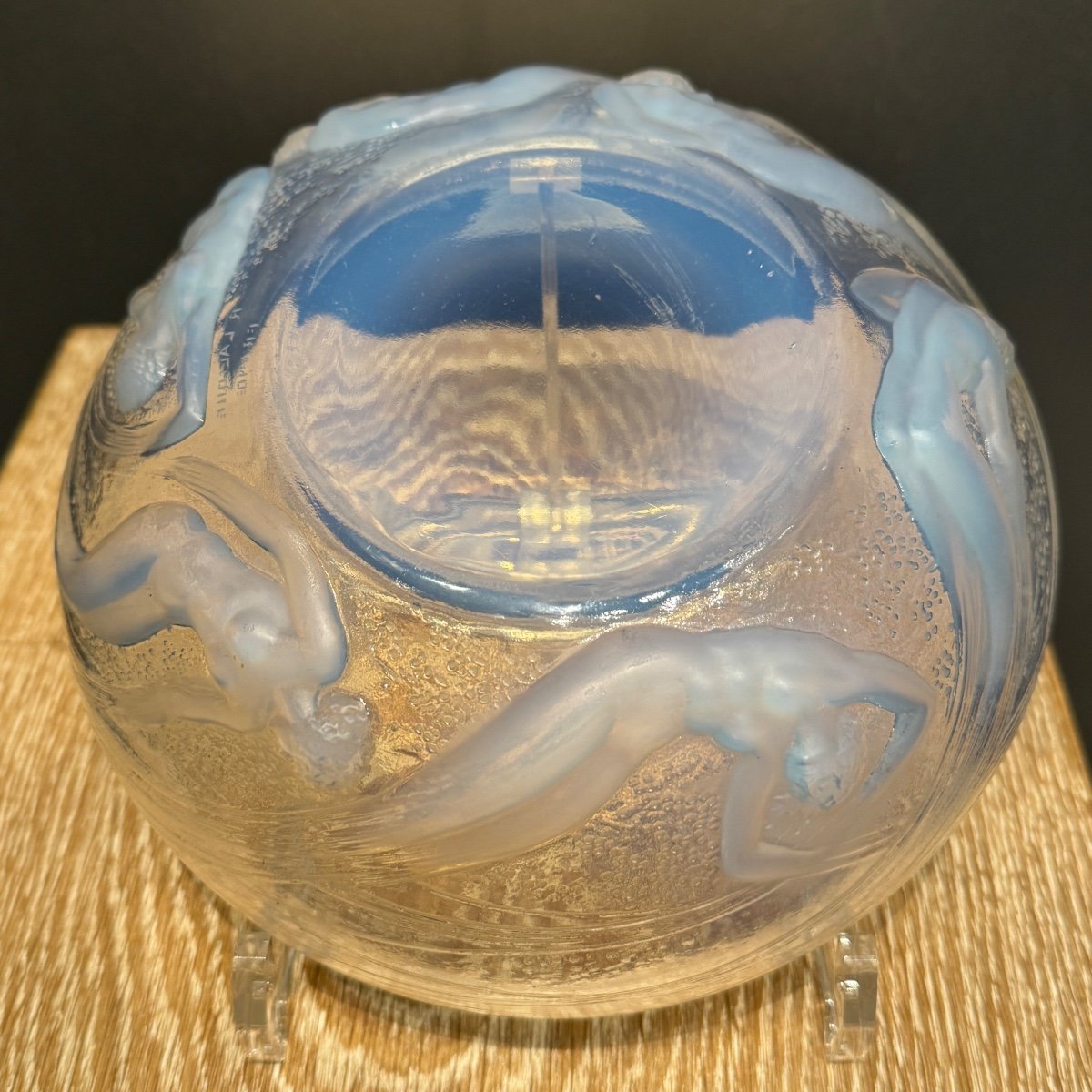 A Mermaids Bowl In Opalescent Glass By R.lalique -photo-4