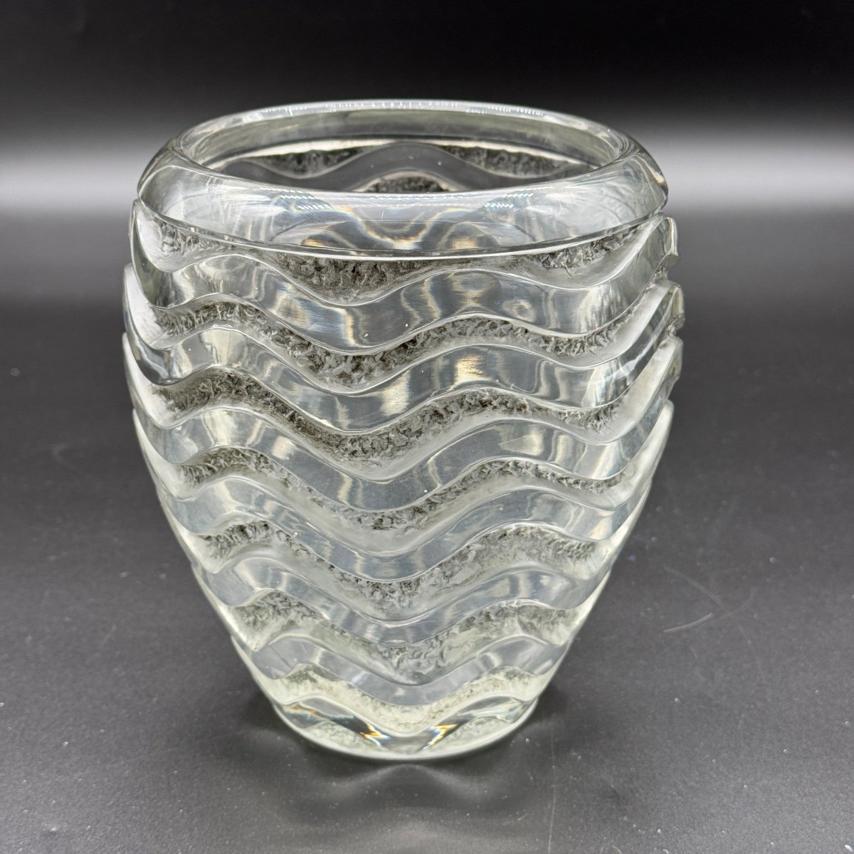 A Meanders Vase By R.lalique 