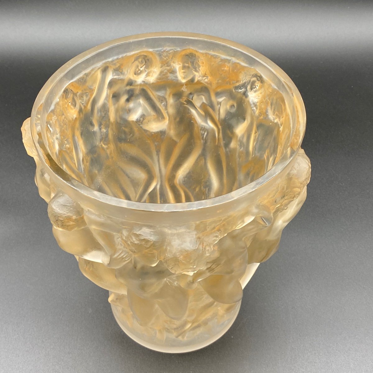 Un Vase Bacchantes De R.lalique-photo-2