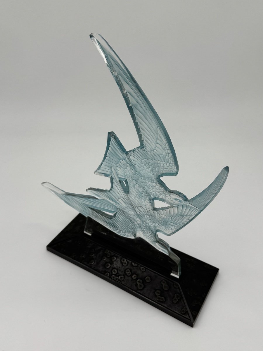 A Swallows Decorative Motif By R.lalique-photo-3