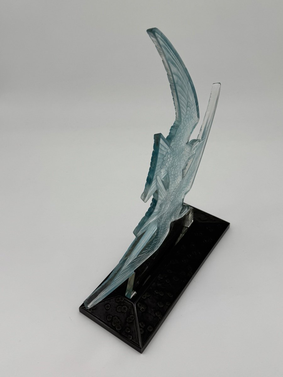 A Swallows Decorative Motif By R.lalique-photo-1