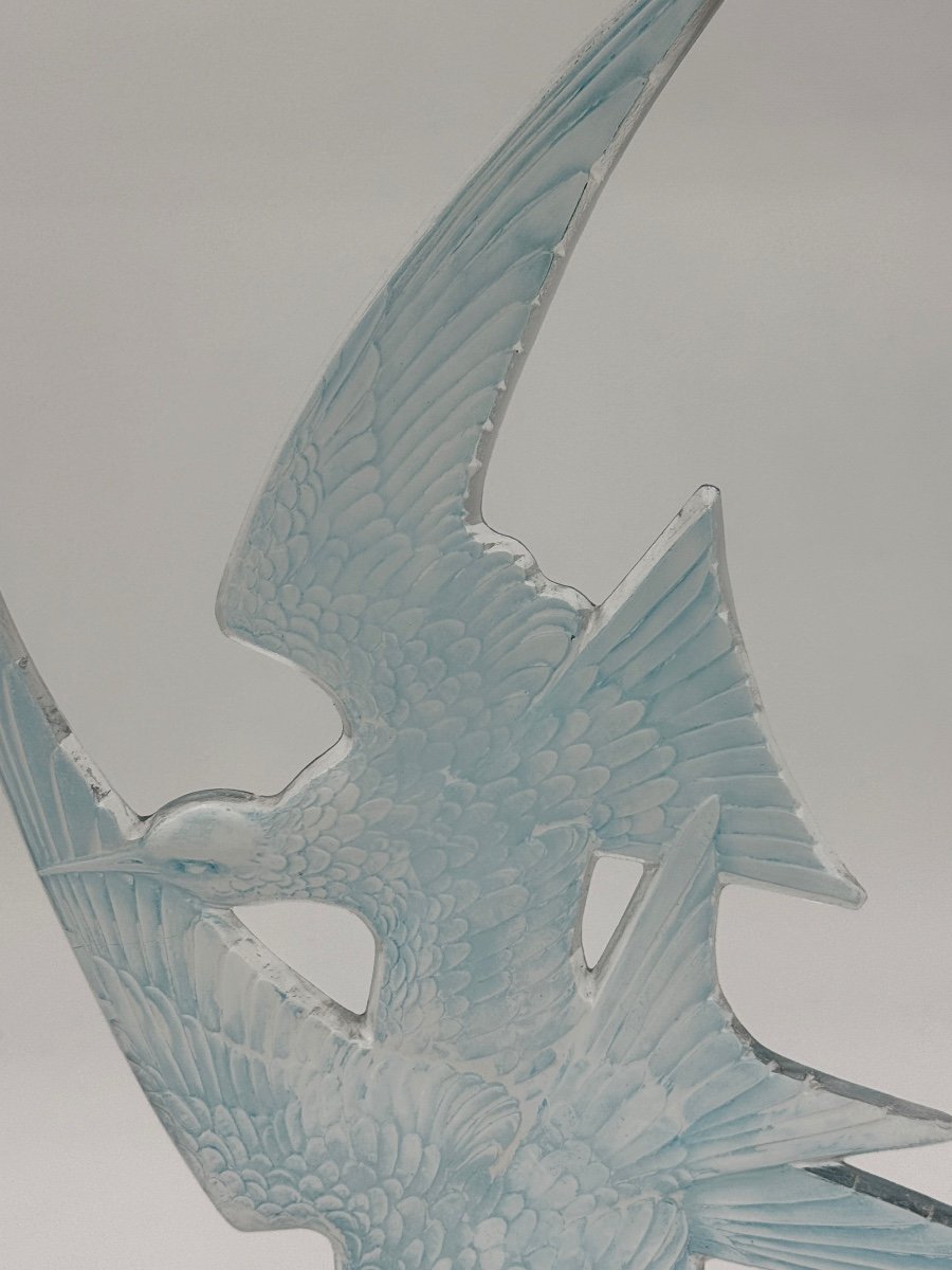 A Swallows Decorative Motif By R.lalique-photo-3