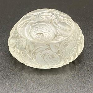 A Dinard  Glass Box By R.lalique