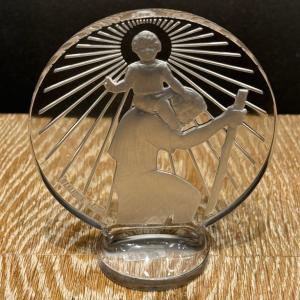 A Saint Christopher Mascot From R.lalique.