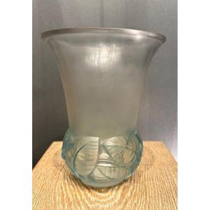 A Lilac Vase By R.lalique