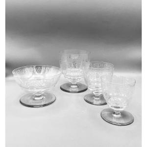 Service de Verres Lully de la maison Baccarat