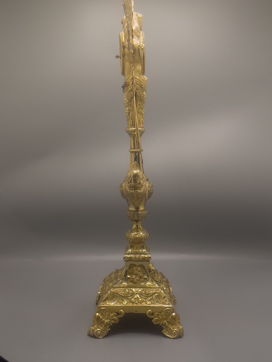 Monstrance In Silver Vermeil 950/1000-photo-7