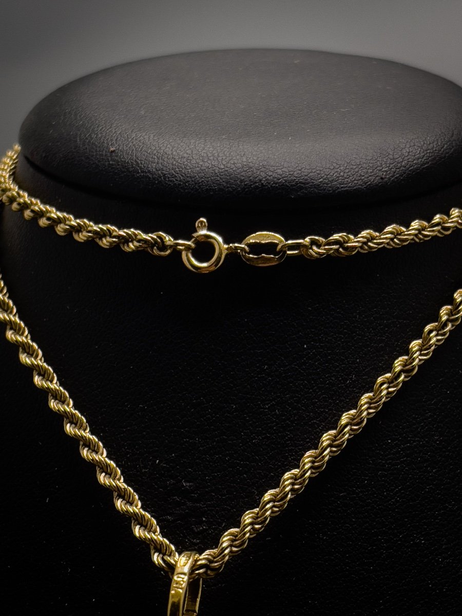 18k Gold Charm Necklace-photo-3