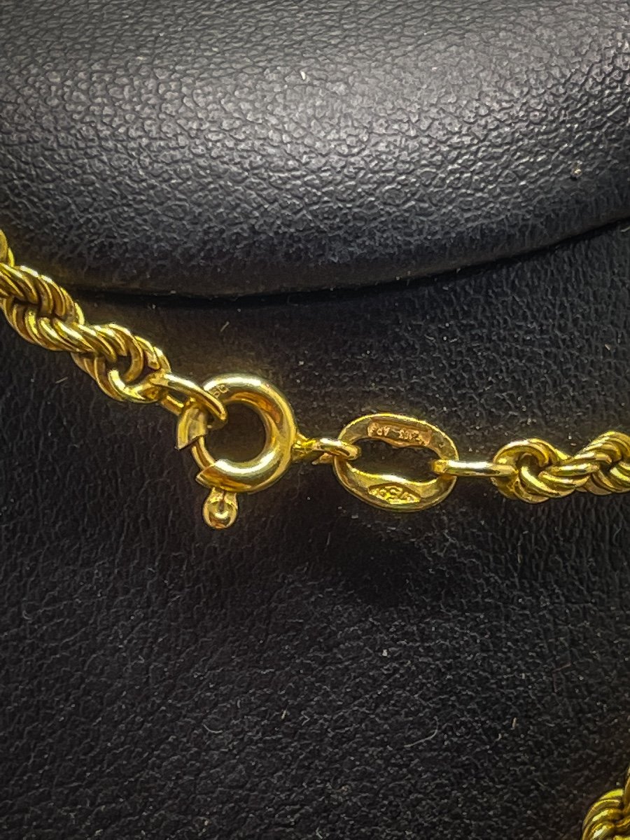 18k Gold Charm Necklace-photo-4