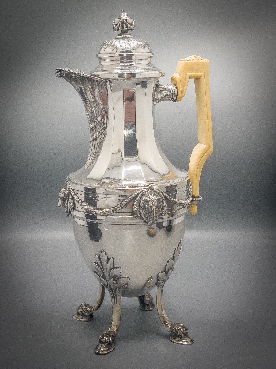 Ceremonial Coffee Maker In Sterling Silver 900/1000