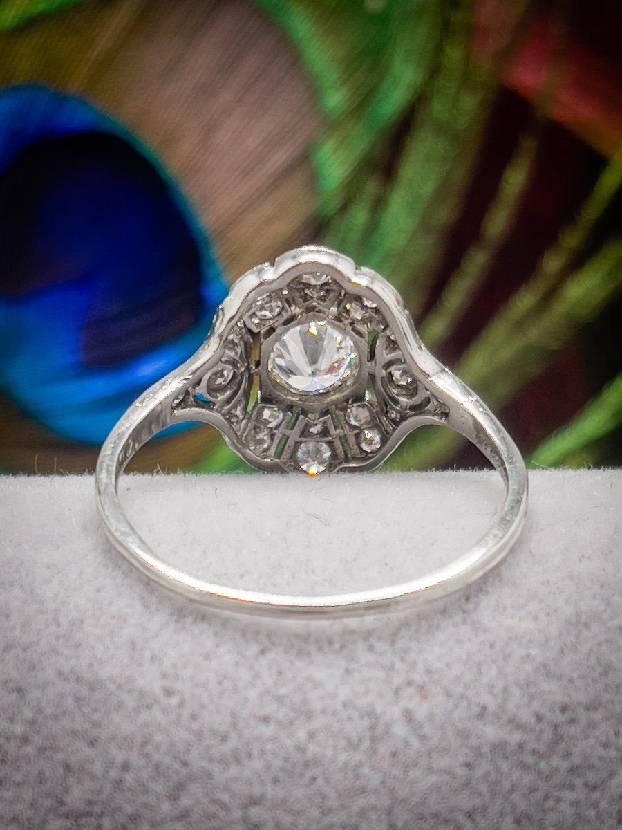 Art Deco Platinum Ring-photo-1