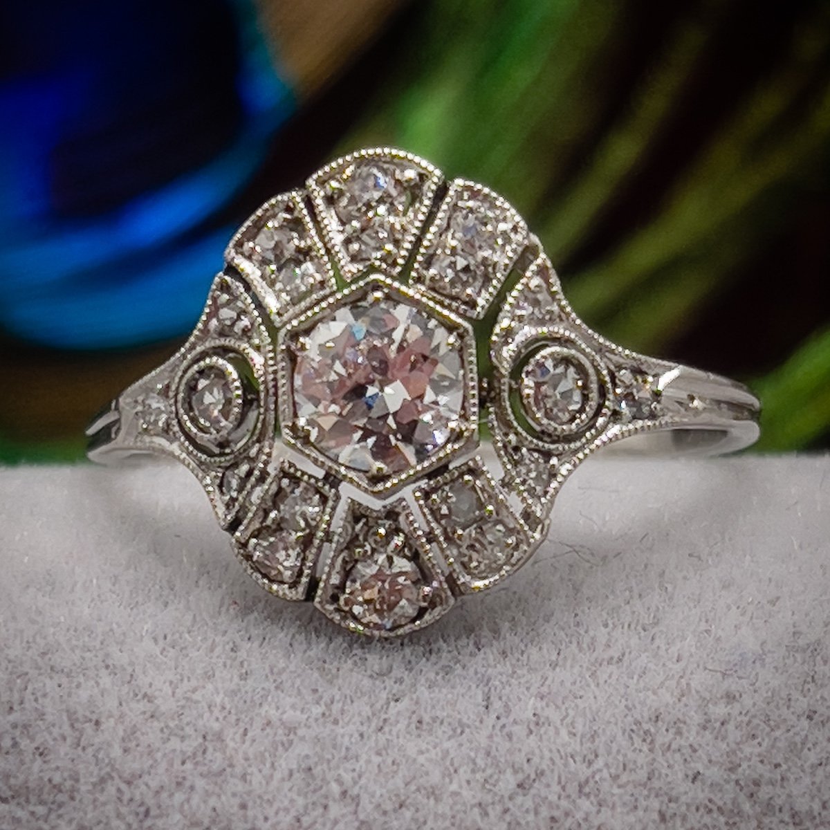 Art Deco Platinum Ring