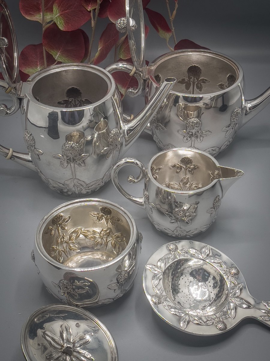 Art Nouveau Silver Service 800/1000-photo-2